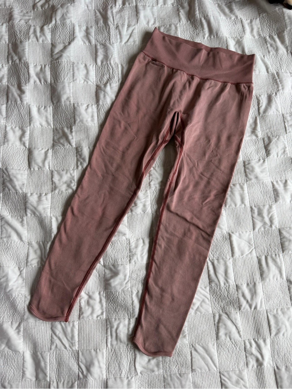 Gymshark High-Waist Active Leggings in Dusty Rose
